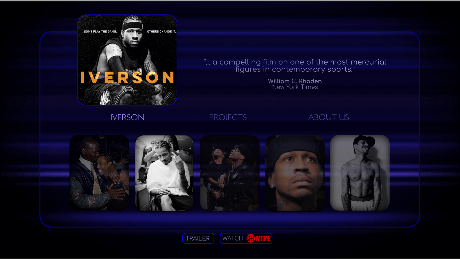 Quote: ... a compelling film on one of the most mercurial figures in contemporary sports. -- William C. Rhoden, New York Times