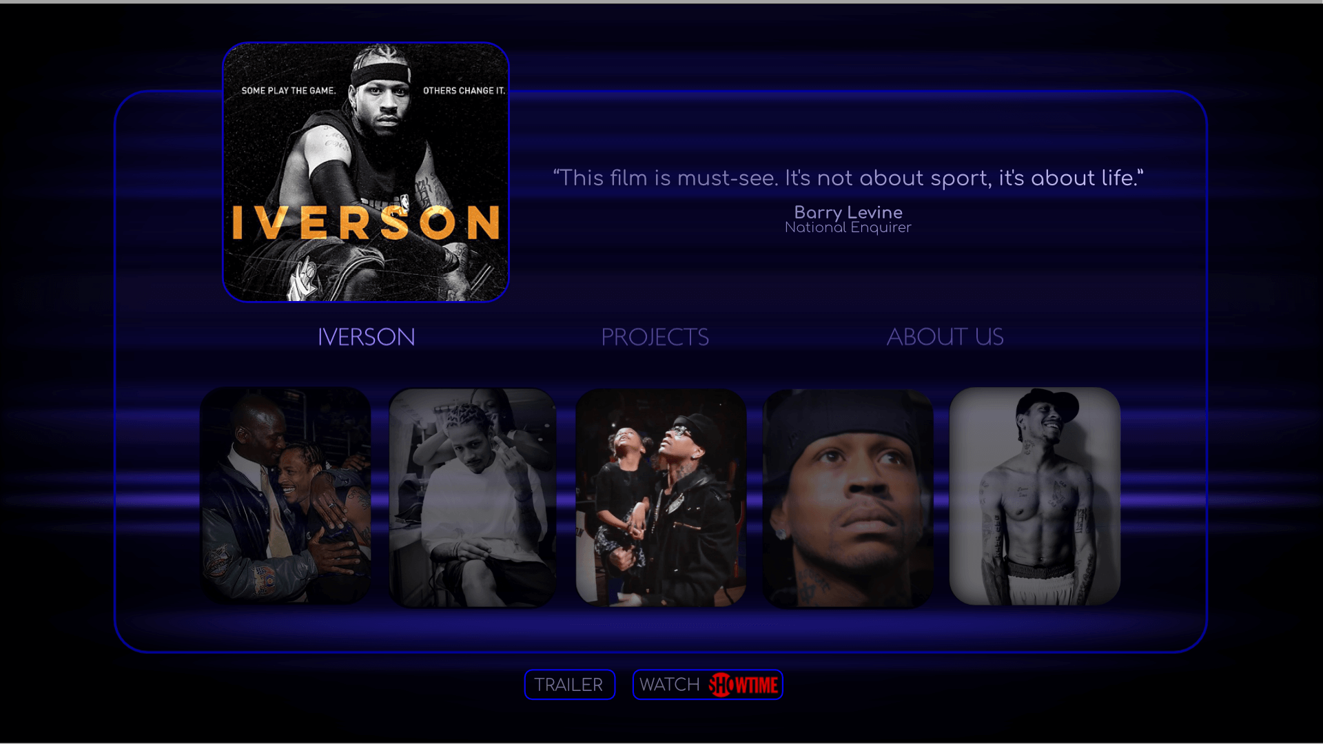 Quote: This film is must-see. It's not about sport, it's about life. -- Barry Levine, National Enquirer