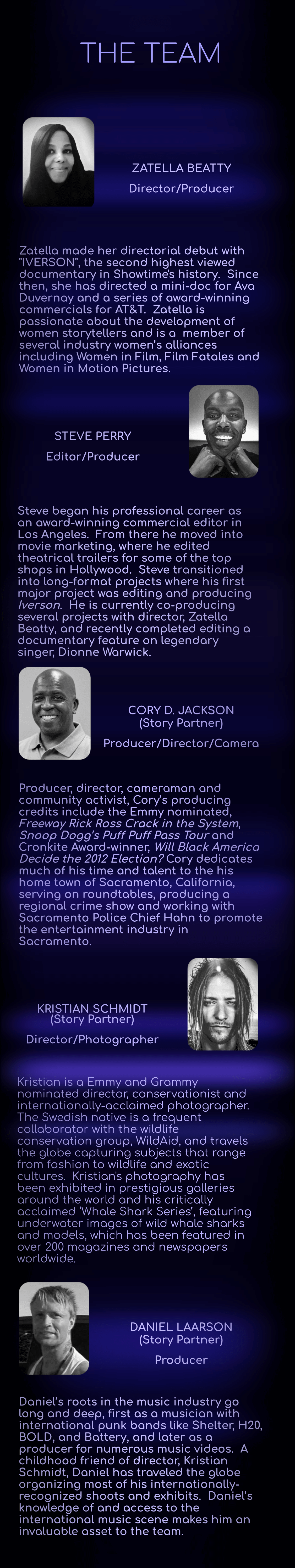 The Team at 214 Films